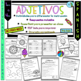 Adjectives in Spanish Projects and Worksheets Adjetivos ac