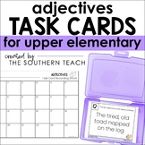 Adjectives Task Cards Grammar Activity - Print and Digital
