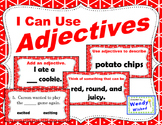 Adjectives Task Cards for Grammar Practice ELA Language Ar