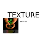 Adjectives:  Texture  powerpoint
