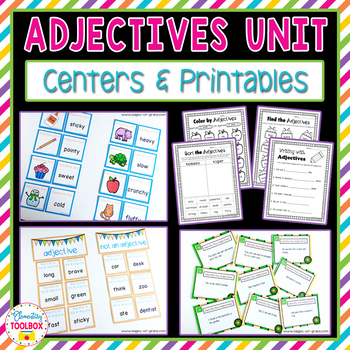 Preview of Adjectives Unit (1st-2nd Grade)