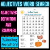 Adjectives Word Search