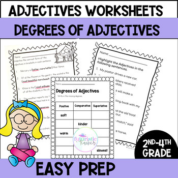 Preview of Adjectives Worksheet