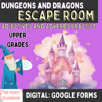 Preview of Dungeons and Dragons Escape Room - Adjectives and Adverbs Practice