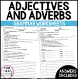 Adjectives and Adverbs - Grammar Worksheets with Answers