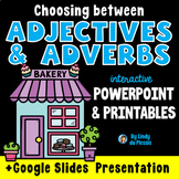 Adjectives and Adverbs PowerPoint and Worksheets