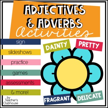 Preview of Adjectives and Adverbs Unit from Teacher's Clubhouse