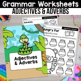 Adjectives and Adverbs Worksheets Activity Comparative and