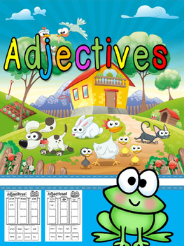 Preview of Adjectives cut and paste