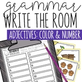 Adjectives for Color and Number Grammar Practice and Write