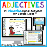 Adjectives Google Slides Paperless Digital Activities - Distance Learning