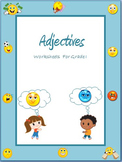 Adjectives  Worksheets for Grade 1 & 2 / Google Classroom Distance Learning