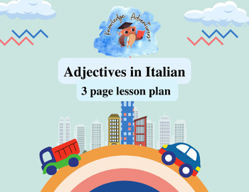 Preview of Adjectives in Italian