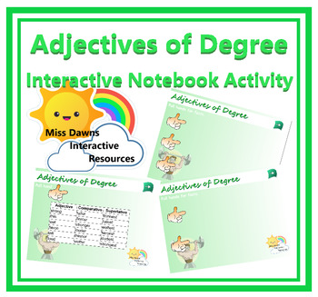 Preview of Interactive Adjectives of Degree Activity for IWB