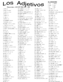 Adjectives with SER - Spanish vocab
