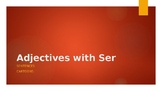 Adjectives with Ser- Cartoons PowerPoint