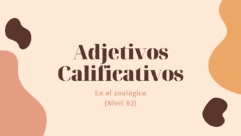 Preview of Adjectivos Calificativos