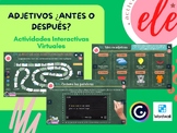 Adjetivos ¿Antes o después?-Actividades interactivas