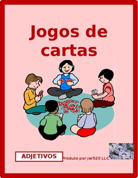 Preview of Adjetivos (Portuguese Adjectives) Card Games