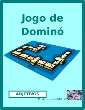 Preview of Adjetivos (Portuguese Adjectives) Dominoes