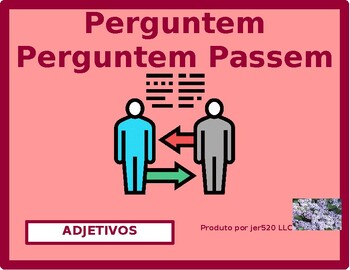 Preview of Adjetivos (Portuguese Adjectives) Question Question Pass Activity