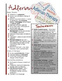 Adlerian Therapy One Page Reference Sheet