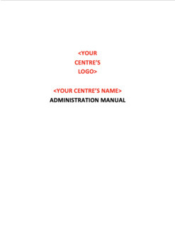 Preview of Administration Manual