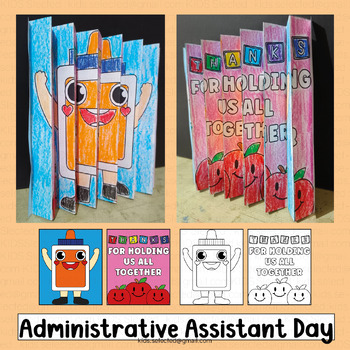 Preview of Administrative Assistant Day Activities Thank You Professionals Agamograph Craft