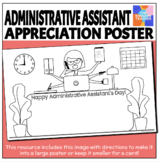 Administrative Assistants Appreciation Poster - Winsome Teacher