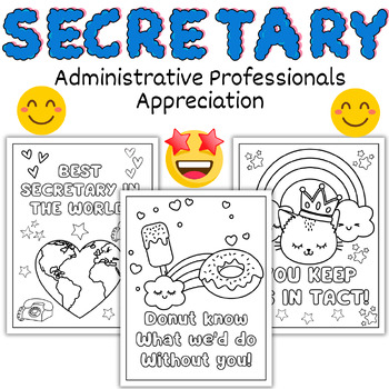 Preview of Administrative Professionals Day  -  Posters Secretary Appreciation Day