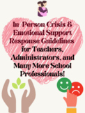 Administrators & Student Support: Behavioral & Emotional C