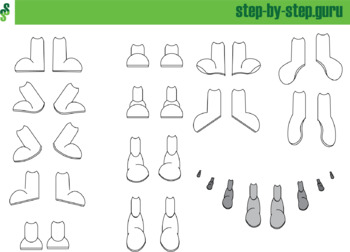 Free: Walking Feet Clip Art Free - Walking Clipart Free 