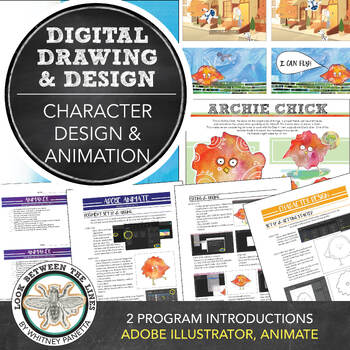 Preview of Adobe Illustrator, Animate Project Bundle: Character Design, Animation Art