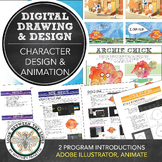 Adobe Illustrator, Animate Project Bundle: Character Desig