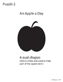 Adobe Illustrator Basic Shapes Puzzle 2 - An Apple a Day