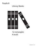 Adobe Illustrator Basic Shapes Puzzle 8 - Library Books