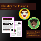 Adobe Illustrator Quick Lesson: Avatar Creation using Shapes