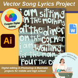 Adobe Illustrator Song Lyrics Lesson Graphics High School 