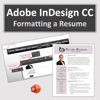 Preview of Adobe InDesign CC: Resume Project