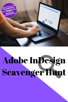 Preview of Adobe InDesign Scavenger Hunt