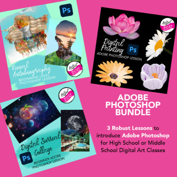 Preview of Adobe Photoshop Bundle: 3 Robust Introductory Lessons