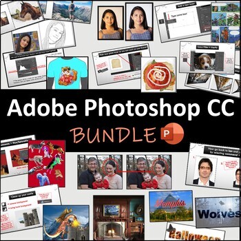 Preview of Adobe Photoshop CC: 14 Lessons BUNDLE (PowerPoint)