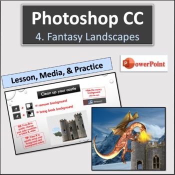Preview of Adobe Photoshop CC Lesson 4: Fantasy Landscape