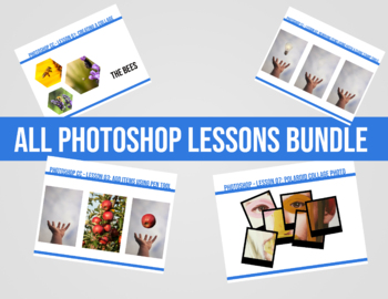 Preview of All Adobe Photoshop Lessons Bundle - Distance Learning