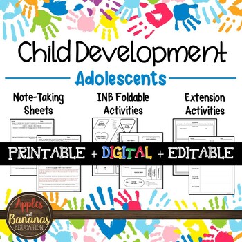 Preview of Adolescents - Interactive Note-taking Activities