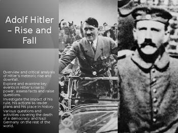 Adolf Hitler - Rise and Fall - Comprehensive Teaching Resource & Study ...