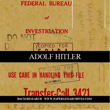 Preview of Adolf Hitler FBI Files