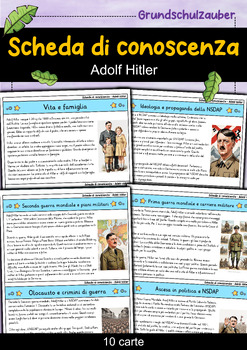 Preview of Adolf Hitler - Scheda di conoscenza - Personaggi famosi (Italiano)