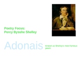 Adonais by Percy Bysshe Shelley analysis