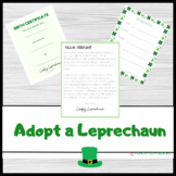 Adopt A Leprechaun, St. Patrick's Day, Activity Printable